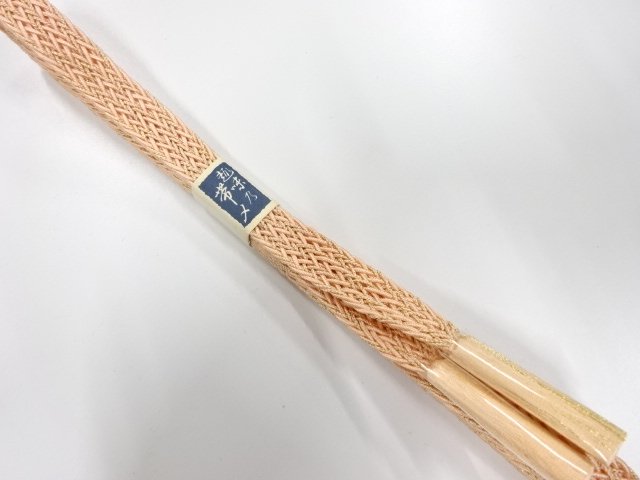 未使用品　正絹　夏手組帯締め